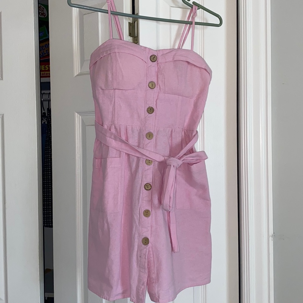Mind Code baby pink size medium mini dress